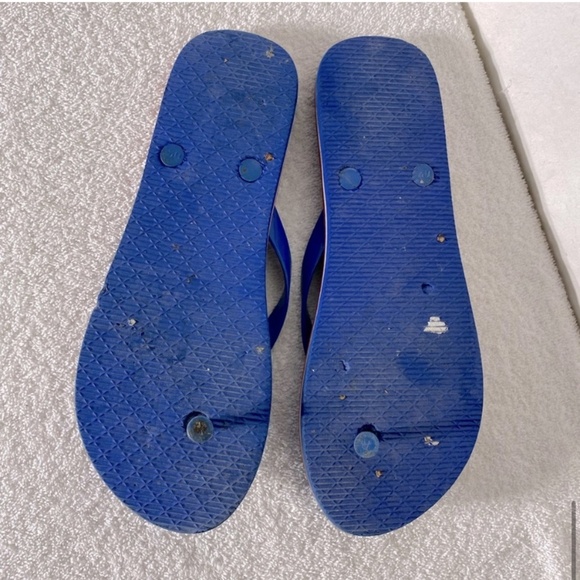 Gertex MLB Toronto Blue Jays Blue Red Thong Flip Flops 11.5 - Picture 10 of 14